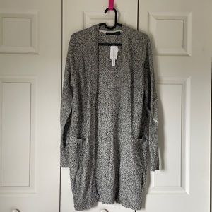 Grey knit sweater